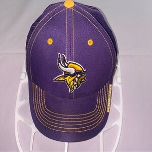 47 Brand Minnesota Vikings Adjustable Strap Back Cap, Hat, NFL, Purple, One Size